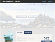 Tablet Screenshot of giantscausewaydaytours.com